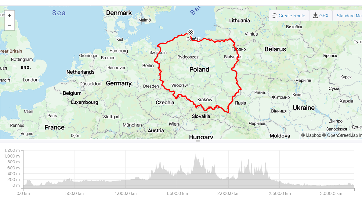 Screenshot 2021 10 07 at 19 34 25 Maraton Rowerowy Dookoła Polski Ride Strava
